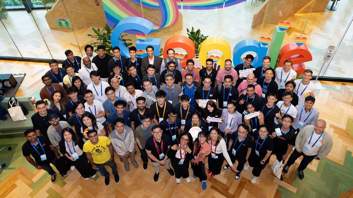 We wrapped Google’s AI First Accelerator in Singapore last week.
It was eye-opening.

Next-gen Google tools. Raw insights. Mentors who challenged us for the better.

Founders in the same grind, solving different problems.

Now we’re locked in:
Find our people.
Create real value.