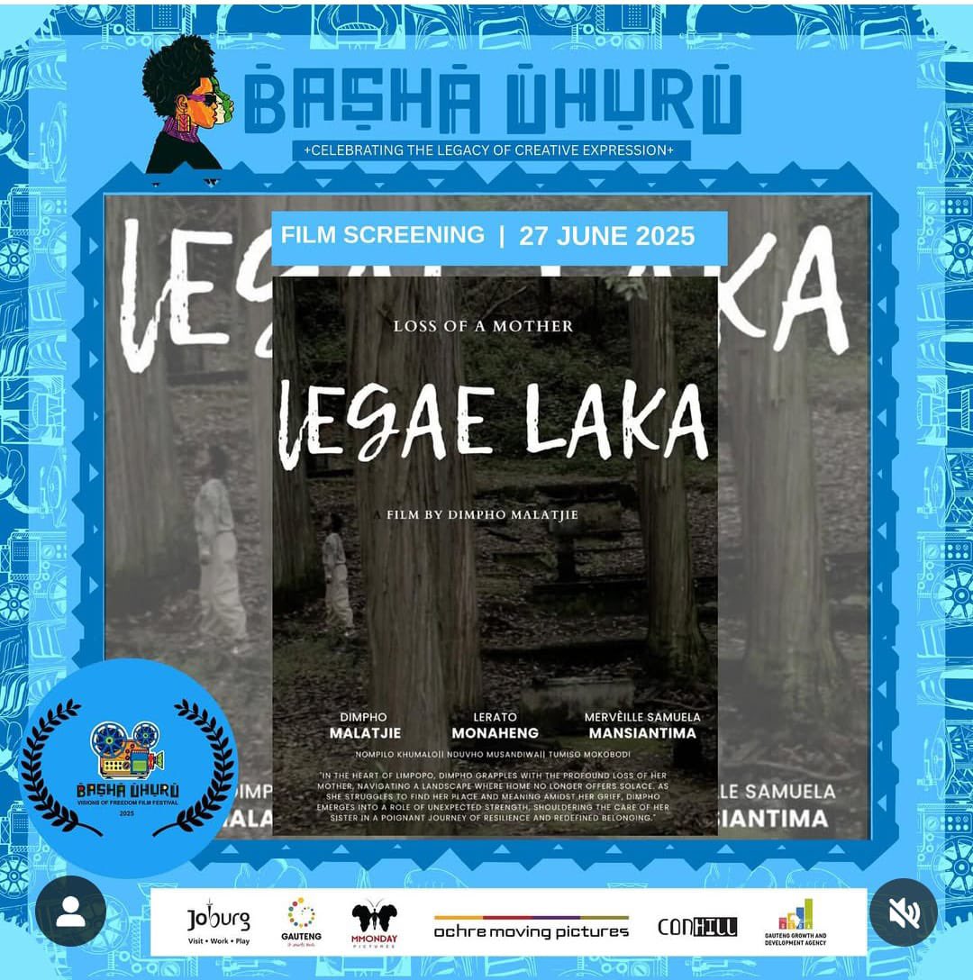 MpiloKhumalo_'s tweet image. Omgg. You guys, so a thing happened on Friday. My short film got screened at the @BashaUhuru festival in front of industry GIANTS like @MmabathoMontsho and @portiagumedesa . The cherry on top was winning an award for it. The first of many festival screenings and awardsπ―οΈπ₯Ήπ₯Ήππ