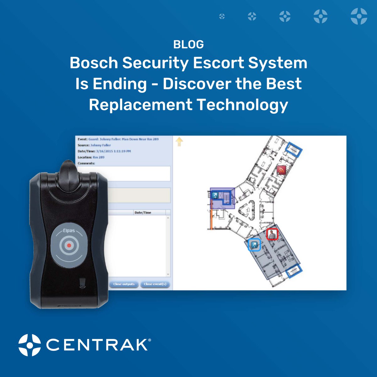 CenTrak (@centrak) on Twitter photo Bosch is ending its Security Escort system—are you ready? CenTrak’s Elpas Man Down is the trusted replacement for corrections. 
hubs.la/Q03vdcNl0 
#Corrections #RTLS Bosch is ending its Security Escort system—are you ready? CenTrak’s Elpas Man Down is the trusted replacement for corrections. 
hubs.la/Q03vdcNl0 
#Corrections #RTLS