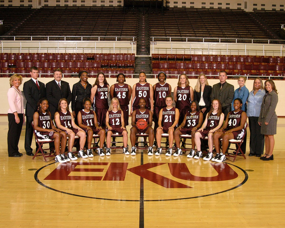 EKU Women's Basketball (@ekuwbb) on Twitter photo Congratulations to our entire 2004-05 women's basketball team for their induction into the <a href="/EKUSports/">EKU Sports</a> Hall of Fame! ๐
#GoBigE Congratulations to our entire 2004-05 women's basketball team for their induction into the <a href="/EKUSports/">EKU Sports</a> Hall of Fame! ๐
#GoBigE