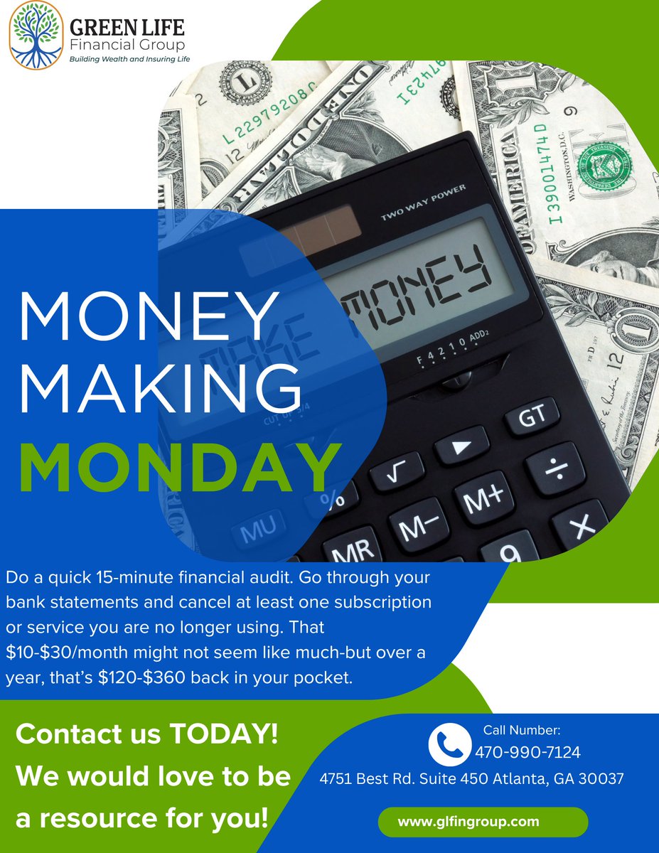 DavidHarri82792's tweet photo. Money Making Monday
www.glfingroup or call 470-990-7124 to make an appointment today

#greenlifefinancialgroup #captaincoverage https://t.co/cxi3p4HVe0