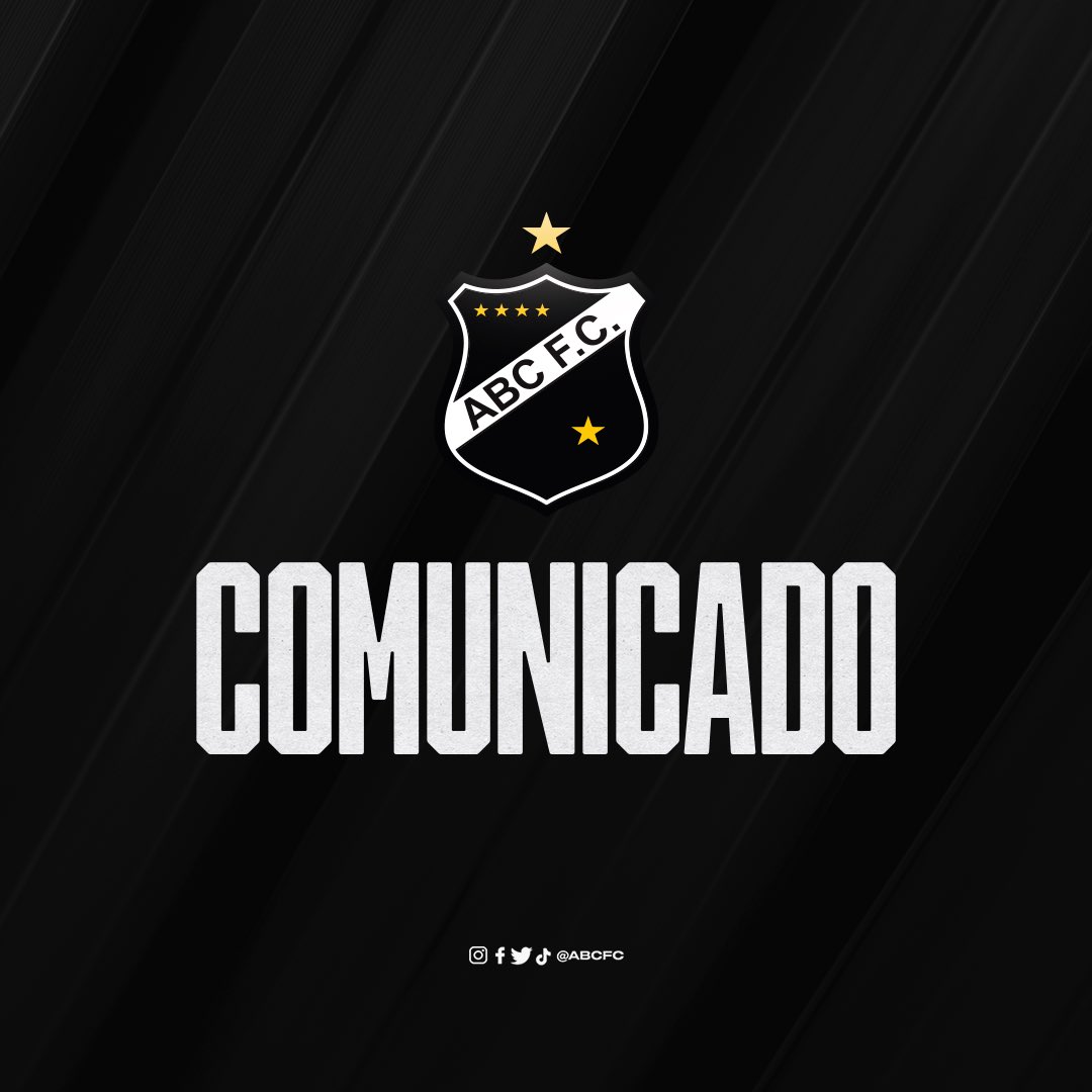 ABCFC's tweet photo. Comunicado Oficial

O ABC Futebol Clube informa que Evaristo Piza não segue no comando técnico da equipe para a sequência da temporada 2025.

O auxiliar técnico Marco Antônio também encerra sua passagem pelo Alvinegro, juntamente com o treinador.

A diretoria já iniciou o processo de busca por um novo comandante para a disputa do Campeonato Brasileiro da Série C.

O ABC Futebol Clube agradece aos profissionais pelos serviços prestados e deseja sucesso para a sequência de suas carreiras.