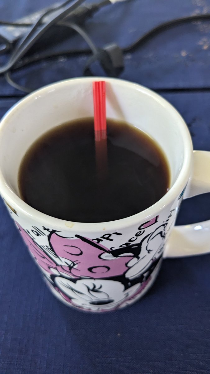Hello everyone! Enjoy your #Monday Today's #blackCoffee ☕  #Coffee  #TwoRedStirrers  #RetiredLife Make the most of your day.  #24Hour  gift #payitforward ~ I've been up, lol!!!