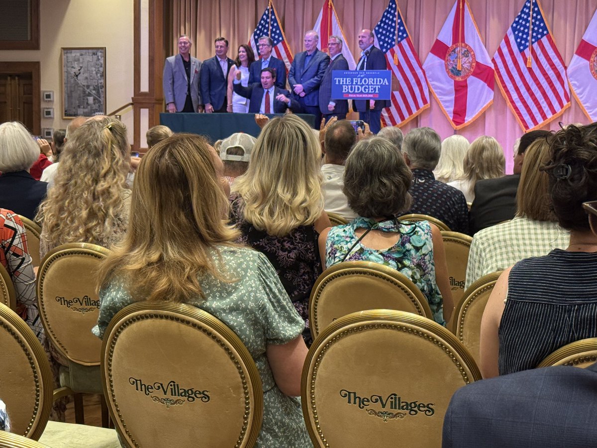 Ybeth Bruzual (@ybruzual) on Twitter photo Confirmed: President Trump will be with <a href="/GovRonDeSantis/">Ron DeSantis</a> as they tour Alligator Alcatraz. More tonight at 7pm on Political Connections on <a href="/MyNews13/">Spectrum News 13</a> and <a href="/BN9/">Spectrum Bay News 9</a>. Gov. DeSantis made the announcement just after he signed the budget at The Villages. Confirmed: President Trump will be with <a href="/GovRonDeSantis/">Ron DeSantis</a> as they tour Alligator Alcatraz. More tonight at 7pm on Political Connections on <a href="/MyNews13/">Spectrum News 13</a> and <a href="/BN9/">Spectrum Bay News 9</a>. Gov. DeSantis made the announcement just after he signed the budget at The Villages.