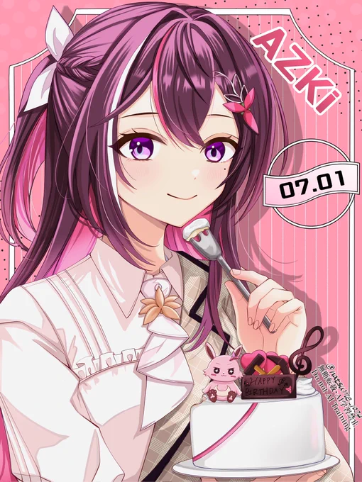 あずきちお誕生日おめでとうだよ〜! #AZKi生誕祭2025 #AZKiART