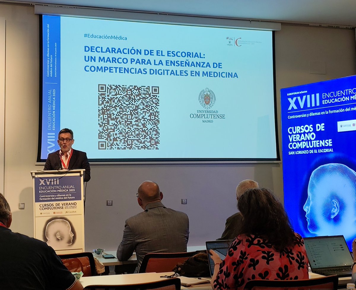 Foro Osler (@foroosler) on Twitter photo Grandes problemas en #EducacionMedica por <a href="/juliomayol/">Julio Mayol</a>:
1. Variabilidad de resultados. 2. Desperdicio de talento y esfuerzo. 3. Inequidad. 4. Efectos Adversos. 5. Modelo reactivo que no afronta retos existenciales de la IA.
Necesitamos un modelo basado en el VALOR y la CONFIANZA. Grandes problemas en #EducacionMedica por <a href="/juliomayol/">Julio Mayol</a>:
1. Variabilidad de resultados. 2. Desperdicio de talento y esfuerzo. 3. Inequidad. 4. Efectos Adversos. 5. Modelo reactivo que no afronta retos existenciales de la IA.
Necesitamos un modelo basado en el VALOR y la CONFIANZA.