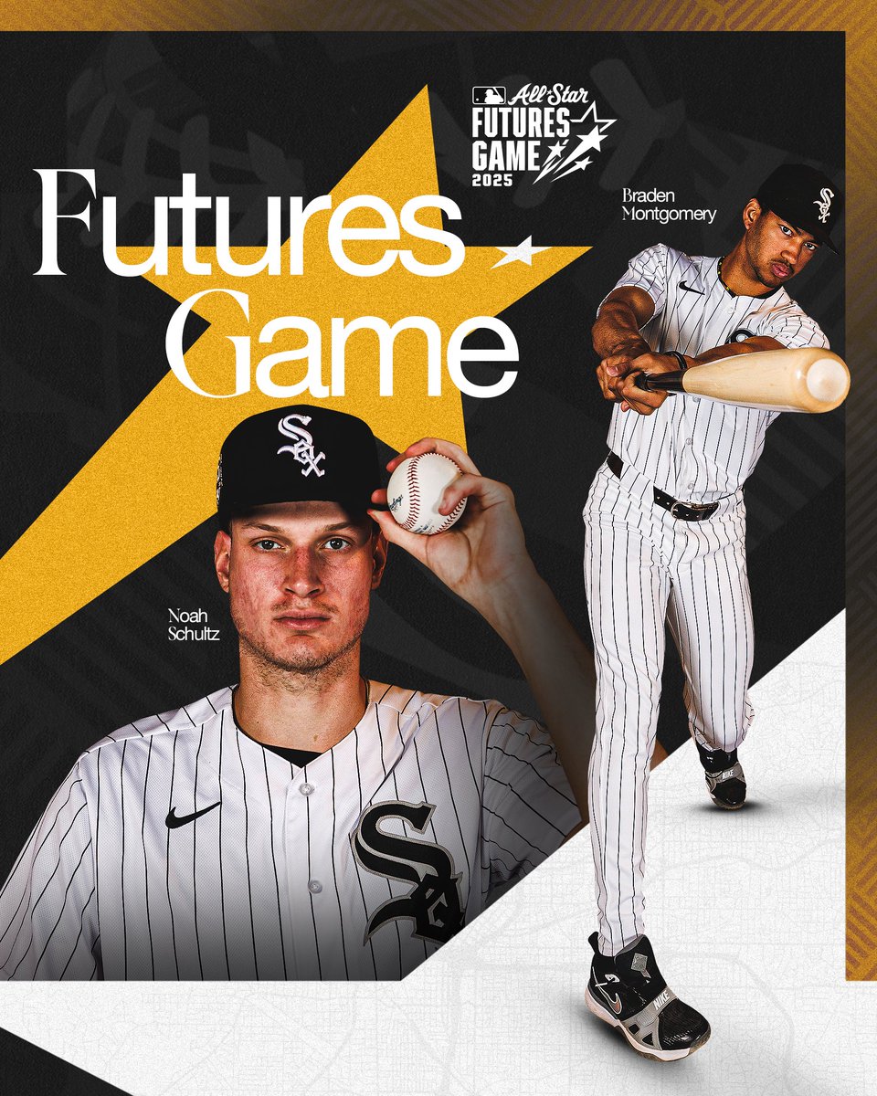 a glimpse into the future ✨

Braden Montgomery &amp; Noah Schultz will represent the White Sox at the 2025 All-Star Futures Game!