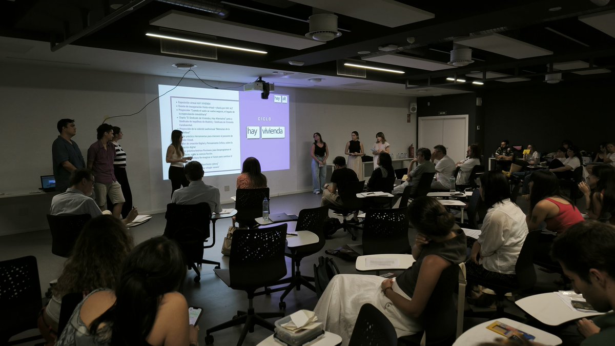 Continúa la presentación de TFM del #MGC22ed. Ahora conocemos Hay Alternativa, gestoras culturales interesadas en cuestiones sociales y su reflexión utilizando el arte digital 👏🏼🧡.