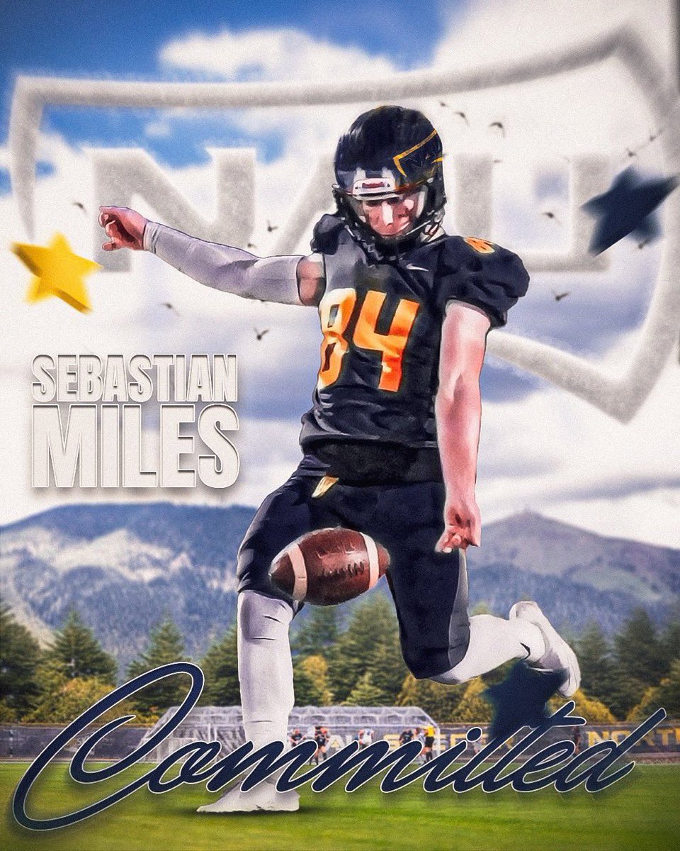 Chris Sailer Kicking (@chris_sailer) on Twitter photo Huge congratulations to longtime Chris Sailer Kicking Punter, 5βοΈ Punter & TOP 12βer <a href="/SebastianMiles0/">Sebastian Miles 5βοΈ</a>. He has committed to Northern Arizona. Sebastian is one of the most consistent & effective punters in America. Well deserved. <a href="/ThePuntFactory/">Aaron Perez</a> <a href="/BrandonHuffman/">Brandon Huffman</a> #TOP12 #PuntFactory Huge congratulations to longtime Chris Sailer Kicking Punter, 5βοΈ Punter & TOP 12βer <a href="/SebastianMiles0/">Sebastian Miles 5βοΈ</a>. He has committed to Northern Arizona. Sebastian is one of the most consistent & effective punters in America. Well deserved. <a href="/ThePuntFactory/">Aaron Perez</a> <a href="/BrandonHuffman/">Brandon Huffman</a> #TOP12 #PuntFactory