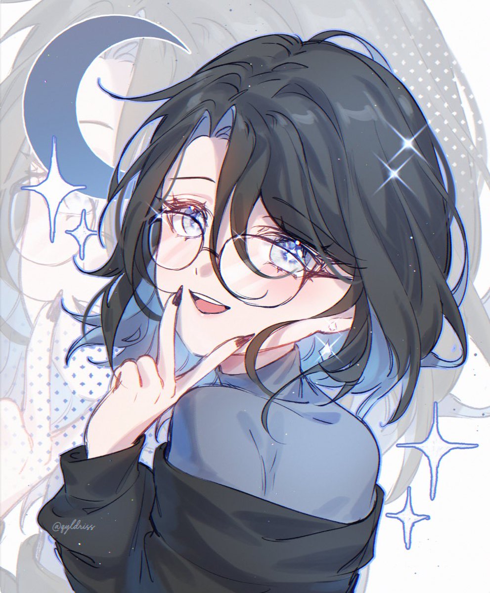 qyldriss's tweet image. I have no art to share qwq 

some bday gifts I drew for my friends