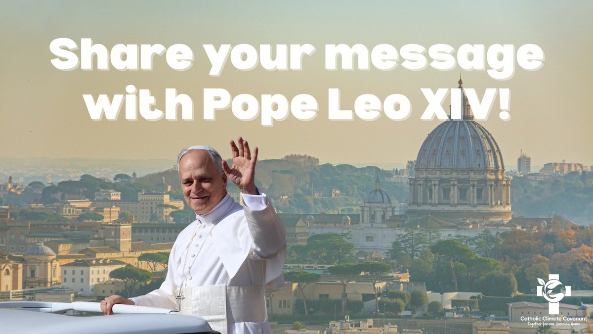 Have a message about caring for creation you’d like to share with Pope Leo XIV? We’re collecting reflections from U.S. Catholics to show him how Laudato Si’ is inspiring action across the country. Learn more and submit your message at bit.ly/DearPopeLeo #EcoCatholic