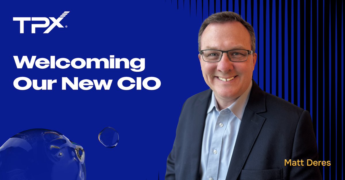 TPxComm's tweet image. 👋 Meet Matthew Deres, TPx’s new CIO!

With 25+ years of IT &amp;amp; cybersecurity leadership, Matt’s here to modernize our operations and deliver even greater value to our customers.

🔗 Learn more: tpx.com/leadership/mat…

#WeAreTPx #Leadership #Cybersecurity #CustomerExperience