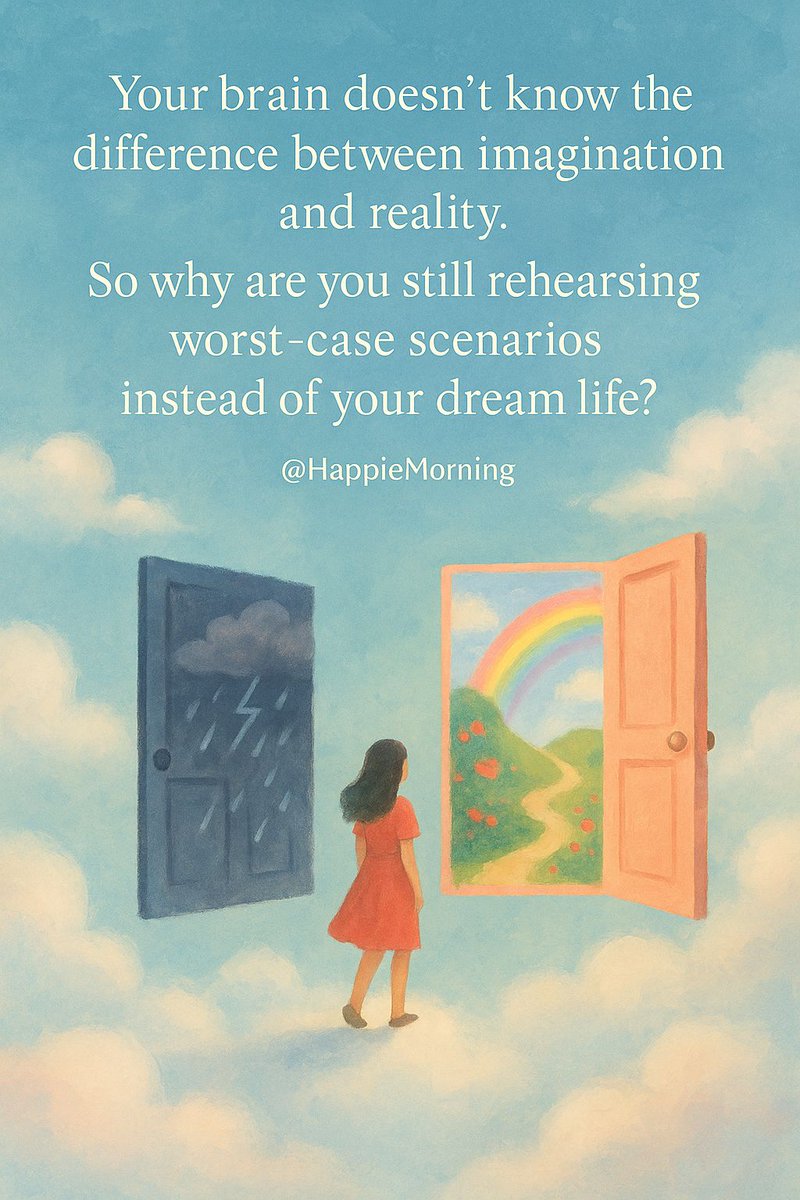 HappieMorning's tweet image. Your mind is a projector.  
Choose better scenes.  

#visualizationpower #manifestwisely