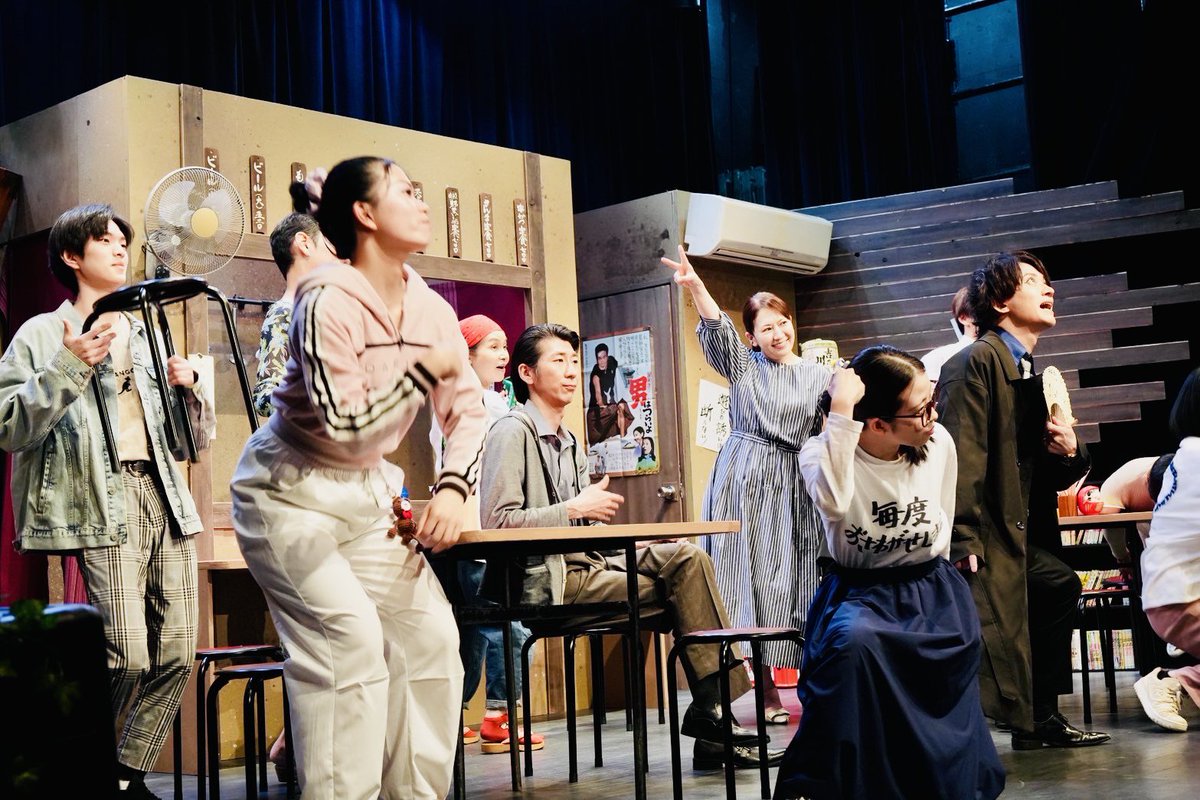 主演舞台 #モテない保険 2 

全体集合写真の巻🎭　　

やる時はやる、ちょける時はちょける…

てかToo muchで、もはや顔見えん人おる🤣

楽しく真剣に…素晴らしい座組です🌟