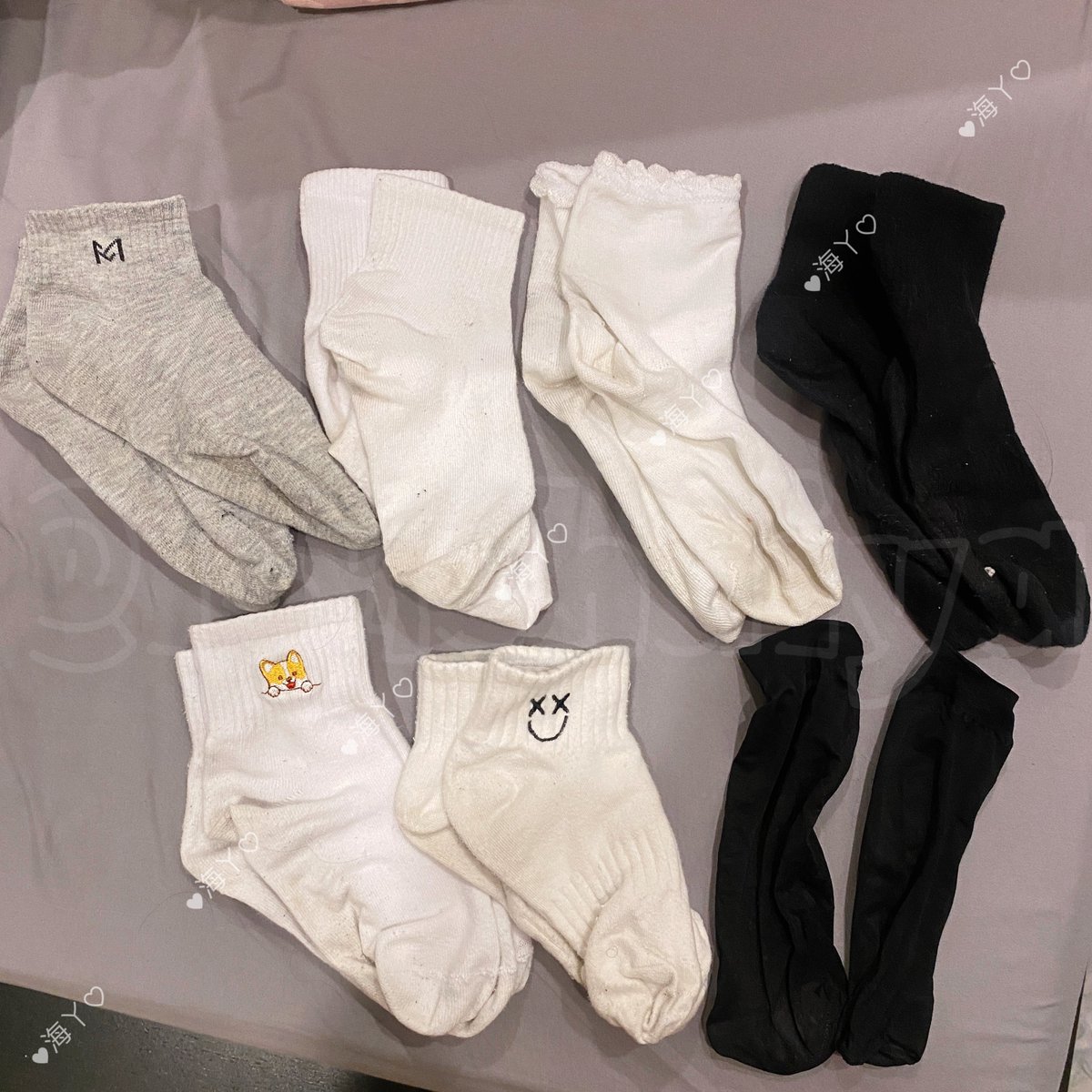 🌊原味襪子

1️⃣襪子 💰200
右下是短絲
各式各樣的襪襪

#原味商品 #原味現貨 #原味襪子