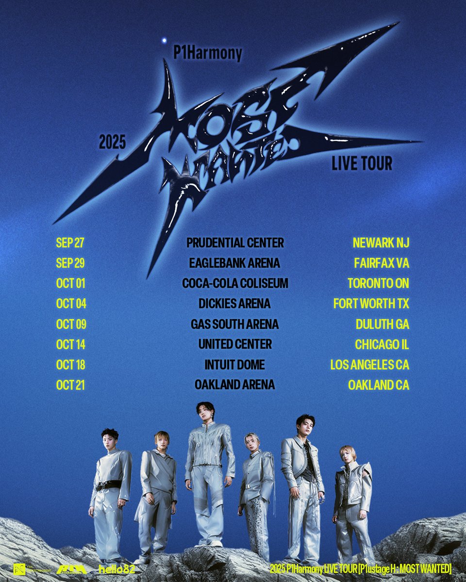 FNC_ENT's tweet photo. P1Harmony 2025 P1Harmony LIVE TOUR [P1ustage H : MOST WANTED] IN NORTH AMERICA
>> https://t.co/FY78uKZVGh

#P1Harmony #피원하모니 #P1H #P1ustage_H #MOST_WANTED https://t.co/lSetXaslpD