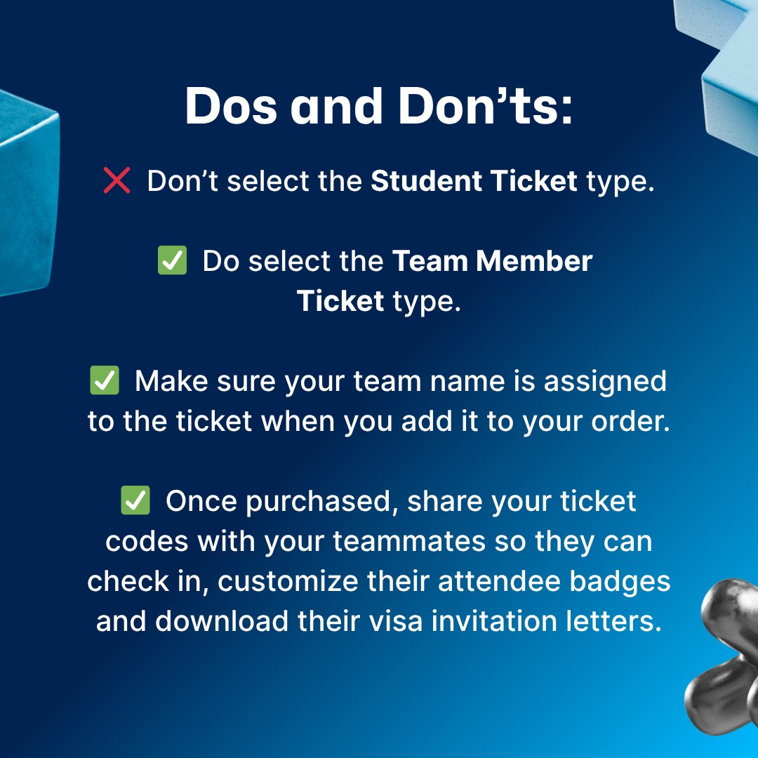 iGEM's tweet image. Secure your team’s spot for the 2025 Grand Jamboree by submitting your Team Grand Jamboree Fee. Required for all teams, this fee secures your Judging Session. Also joining us in Paris? Get at least one Team Member Ticket by July 31 to reserve an onsite Team Booth!