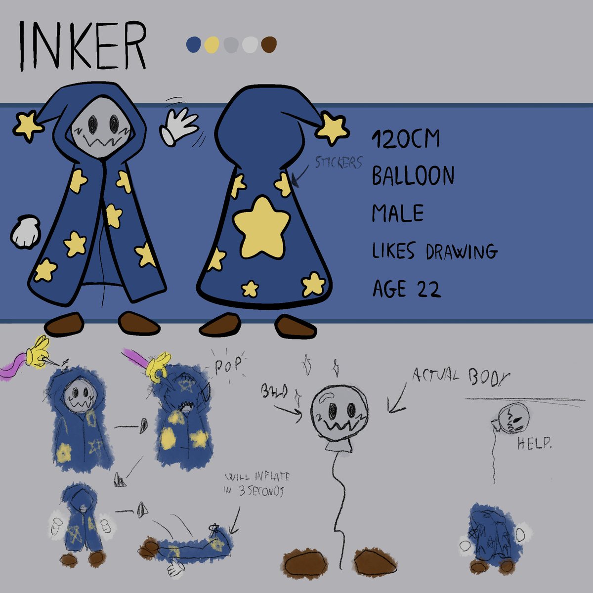 character sheet of my tadc for art fight (⁠⊙⁠_⁠◎⁠) 
#theamazingdigitalcircus #tadc #artfight