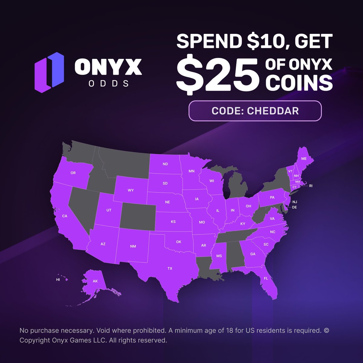 TopCheddarPicks's tweet image. Officially Partnered with @OnyxOdds 🔥🧀
A new social sportsbook with the BEST lines AND almost daily 100% profit boosts.
Available in 40+ states AND they have alt lines / odds similar to DK.
Use code CHEDDAR to sign up OR follow this link - click.onyx-tracking.com/track/e79686cd…