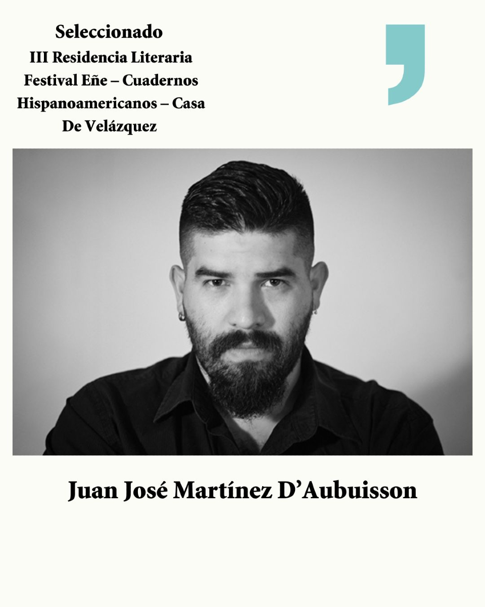 El periodista y antropólogo salvadoreño Juan José Martínez d’Aubuisson ha sido seleccionado para la III ResidenciaEñe – Cuadernos Hispanoamericanos – Casa de Velázquez

Trabajará en una novela sobre el asesinato de San Óscar Romero. Elegido entre 354 candidaturas de 19 países. 🏆