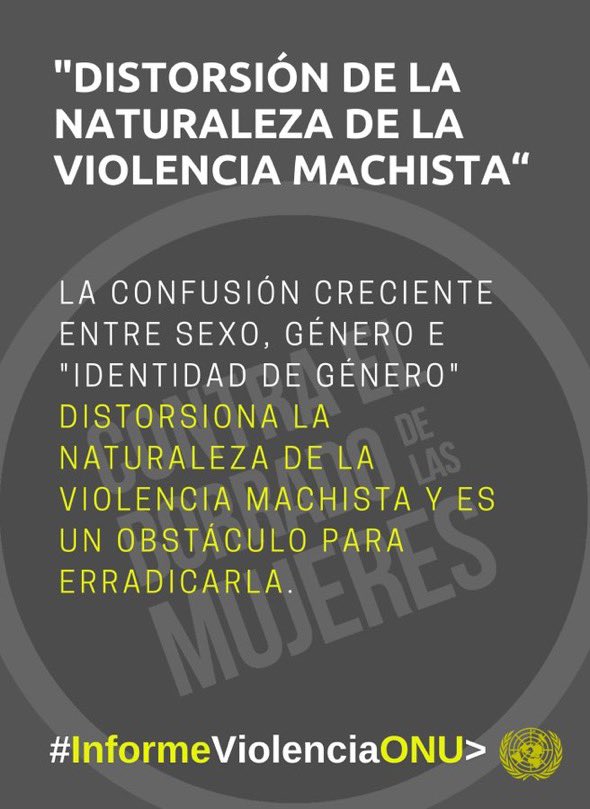 El transgenerismo es la  mutación más perversa del #Patriarcado 🌏

<a href="/IgualdadGob/">Ministerio de Igualdad</a> <a href="/_anaredondo_/">Ana Redondo</a> <a href="/ONUMujeres/">ONU Mujeres</a> 
<a href="/UNSRVAW/">Reem Alsalem UNSR Violence Against Women and Girls</a>
