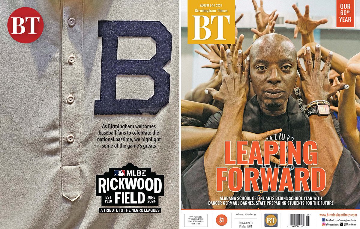 BarnettWright's tweet image. Birmingham Times Media Group wins 10 first-place awards in the 2025 @ALPressAssoc Media contest including Best In-Depth News Coverage; Best Local News Coverage and Best Layout and Design. #Birmingham @BhamTimes
birminghamtimes.com/2025/06/the-bi…