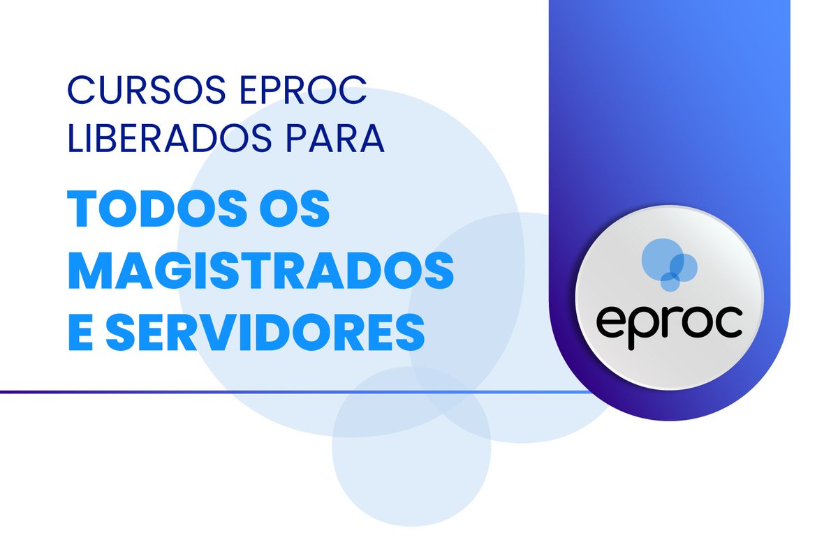 TJSPoficial's tweet image. TJSP abre acesso a todos os cursos sobre o eproc na plataforma Moodle: tinyurl.com/4522mc52 #CursosEproc #Moodle #TJSPPorPessoas #TJSPParaPessoas #RedesSociaisTJSP #SocialMedia #MídiasSociais