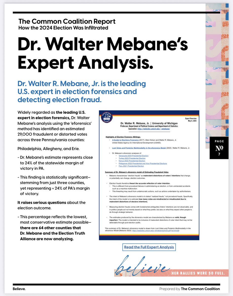 LynnCatWalters's tweet image. I just called your office to thank you for being a true Patriot
Join the 
.@TheDemocrats 
We will elect you for sure!
And if you would please ask for action
#14thAmendmentSection3 
#SpecialProsecutor2024 
#Election2024Rigged 
#TrumpIsIllegitimate 
#RemoveTheTrumpRegime