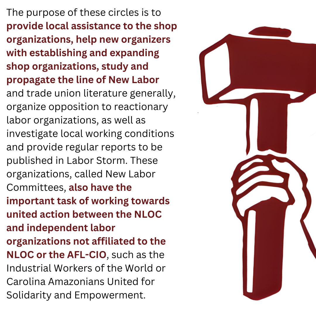 NewLaborPress's tweet image. We are excited to announce the affiliation of five workers' circles to the New Labor Organizing Committee.
For more information go online to NewLaborPress.org