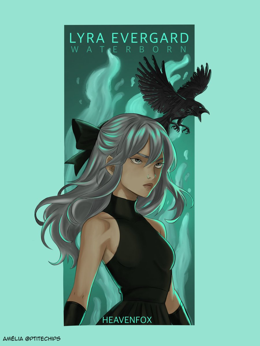 Fanart de Lyra Evergard projet Waterborn 🐦‍⬛🐦‍⬛🌊🌊 <a href="/SevenwandsRP/">SevenWands</a> <a href="/ItsHeavenFox/">Heaven</a> #gtarp #fanart