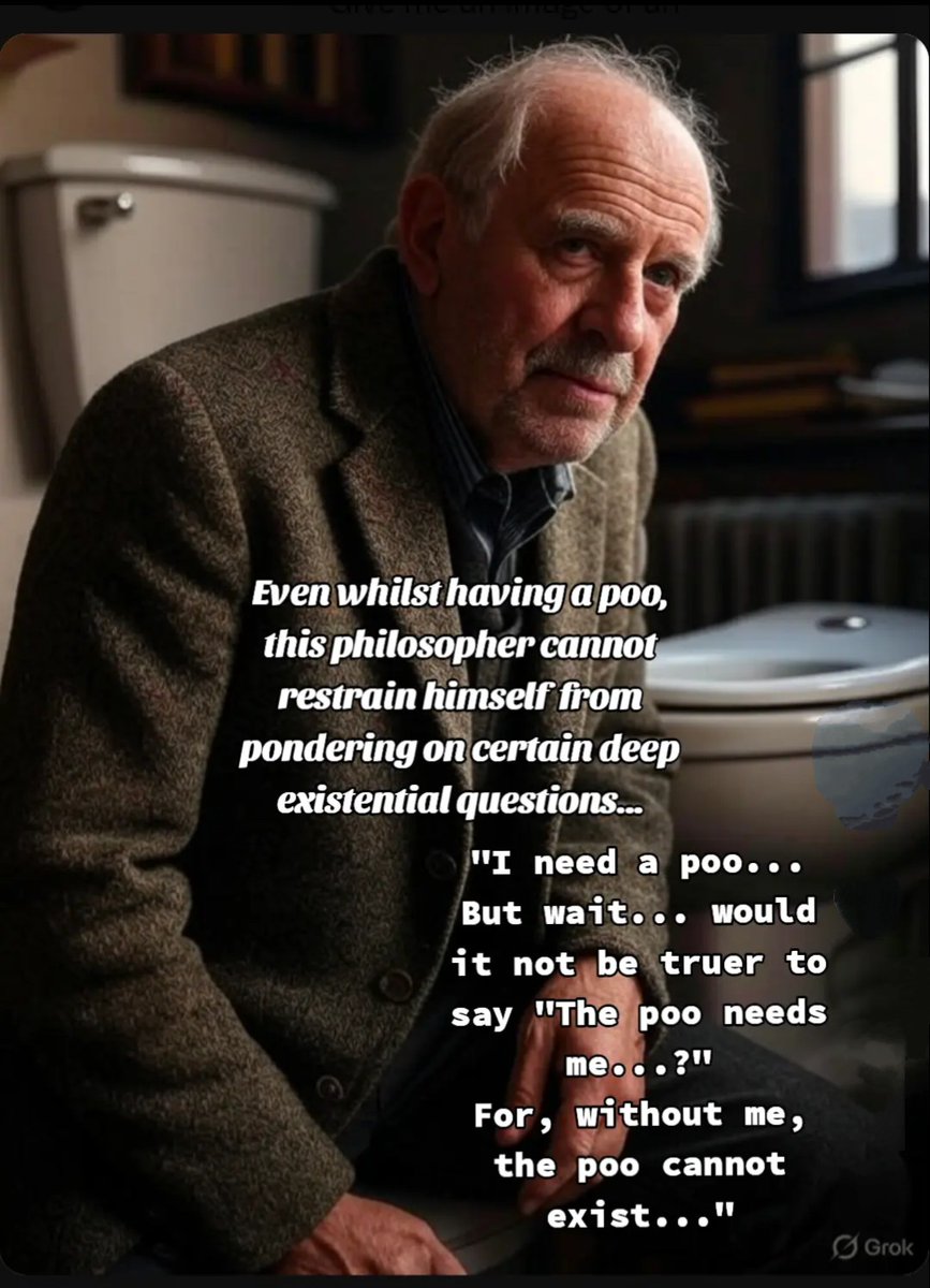 ZacharyMMusic's tweet image. 😂 

#philosophical #philosophy #philosopher #humour #jokes #funny #comedy #ComedyTweet #fun #humorous #StrangerThings5 #philosphyjokes #joke #Weird #bizarre #ai #Grok #Grok3