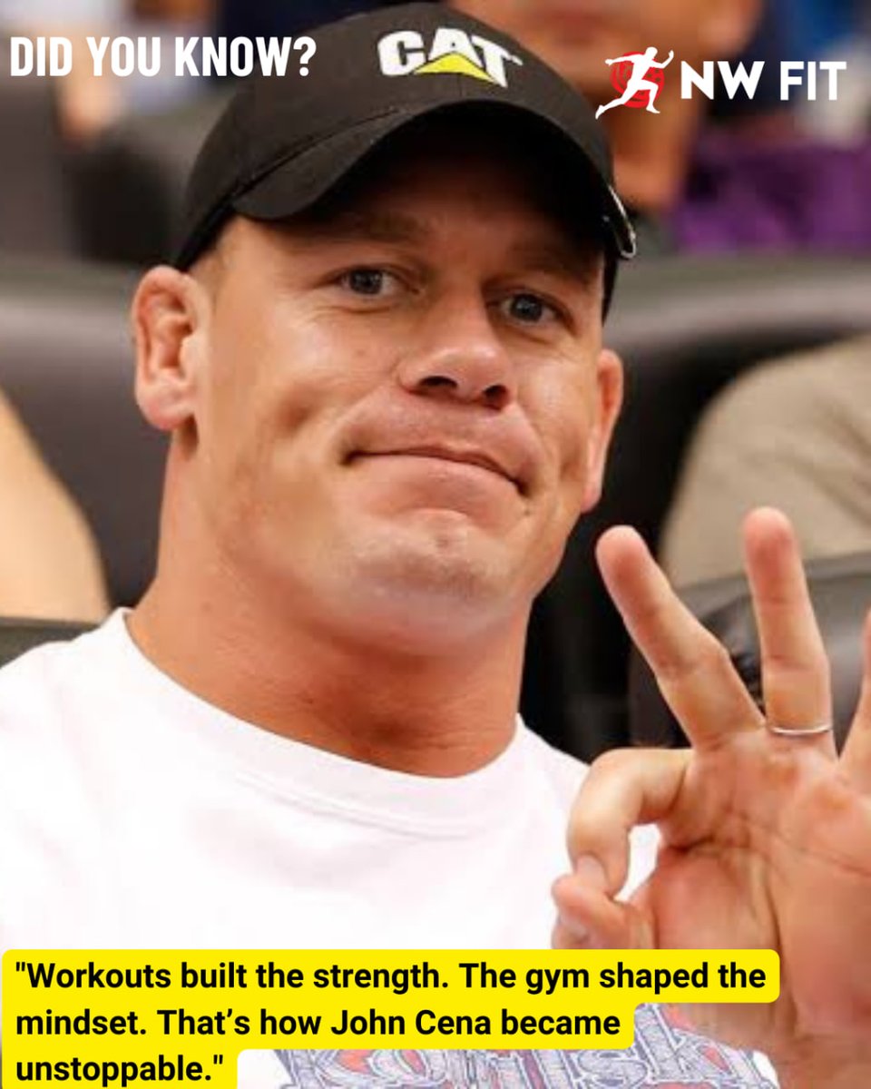 🏋️‍♂️ Workouts built the strength, 🧠 The gym shaped the mindset. That's how John Cena became unstoppable 💪🔥.

🔗 Download now: bit.ly/nwfit-download

#FitnessJourney #StrengthTraining #gymlife