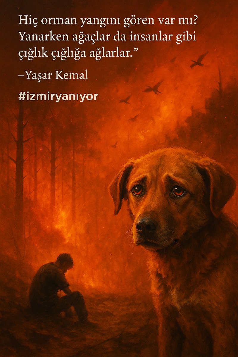 Ülkemin her yerinde ormanlar ormanda yaşayan rabbimin dilsiz kullarım dediği canlar yanıyor hükümet seyrediyor yangın söndürme Uçakları neredeeeeeee????
#izmiryanıyor 
#Çanakkaleyanıyor
#Antalyayanıyor
1️⃣