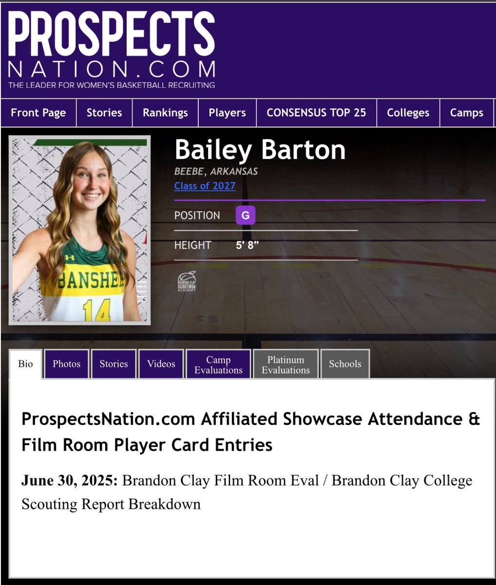 B r a n d o n C l a y (@brandonclaypsb) on Twitter photo Brandon Clay 🎥 Film Room Evals | Powered x <a href="/BrandonClayPSB/">B r a n d o n C l a y</a>
“The Best Evals & Marketing in 🏀.”
New Eval 🚨
In the Film Room today breaking down ‘27 G Bailey Barton’s (AR) game.
Eval will post tonight…
Who’s Next
<a href="/chloewhitt2027/">Chloe Whittington</a>
<a href="/CittyClaire03/">Claire Citty</a>
<a href="/JLee2030/">Jordin Lee</a> Brandon Clay 🎥 Film Room Evals | Powered x <a href="/BrandonClayPSB/">B r a n d o n C l a y</a>
“The Best Evals & Marketing in 🏀.”
New Eval 🚨
In the Film Room today breaking down ‘27 G Bailey Barton’s (AR) game.
Eval will post tonight…
Who’s Next
<a href="/chloewhitt2027/">Chloe Whittington</a>
<a href="/CittyClaire03/">Claire Citty</a>
<a href="/JLee2030/">Jordin Lee</a>