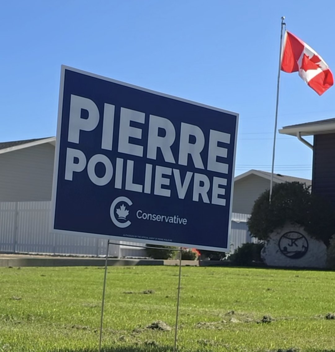 Put up a new sign this morning. I believed it during the last election &amp; I believe it now, the common sense policies and principles that Pierre Poilievre fights for are what Canada needs. Here in Battle River-Crowfoot he will make sure YOU are heard. 

By-election officially