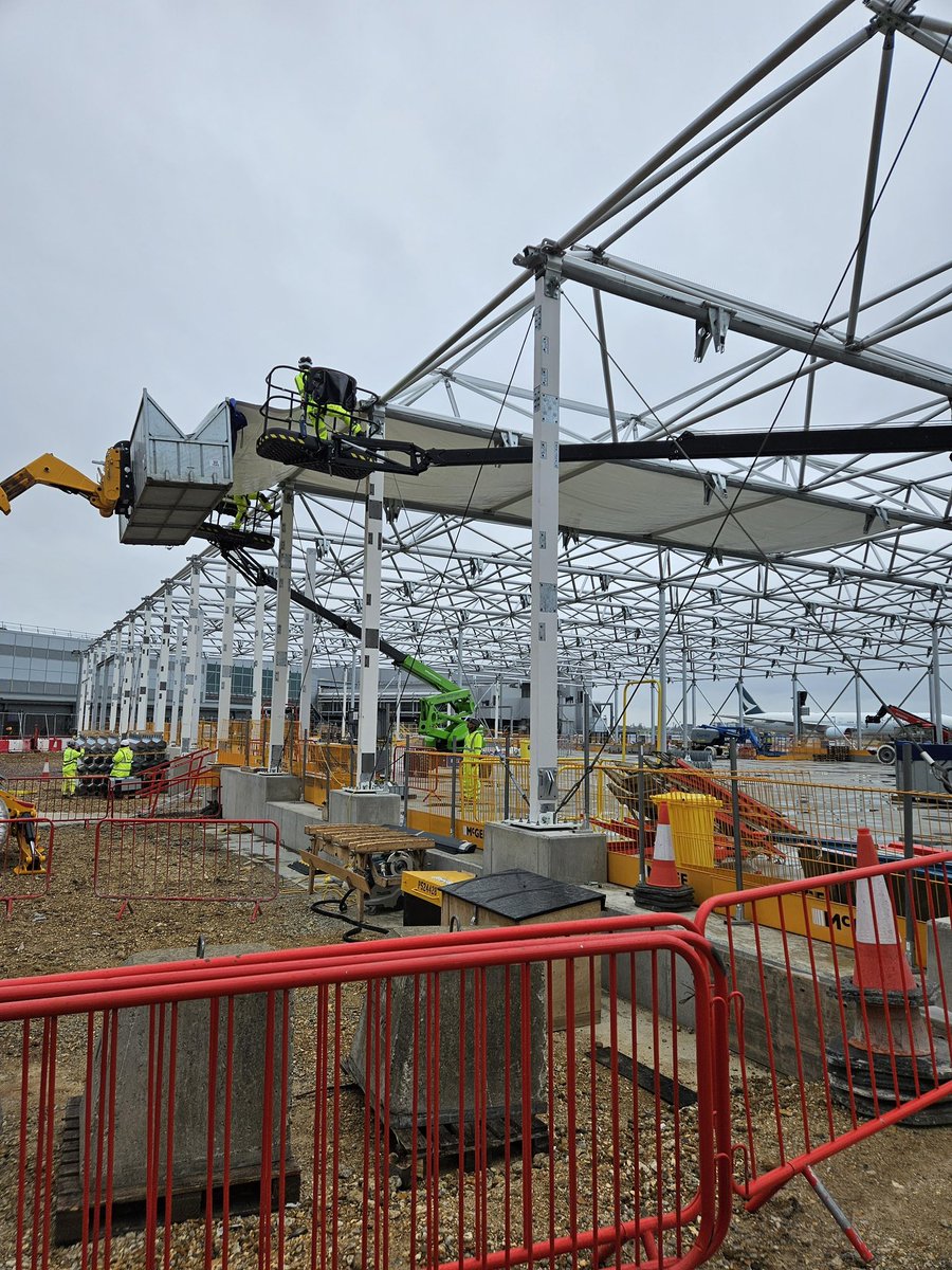 Our team working hard at Heathrow!

Project: Heathrow Airport (airside)
Scope: Design, Supply &amp; Install
Detail: New Baggage Handling Building Galvanised &amp; Intumescent Fire Protection

Get in touch today for your FREE quote
01525 530135 / 01908 794880 / 0203 150 4576