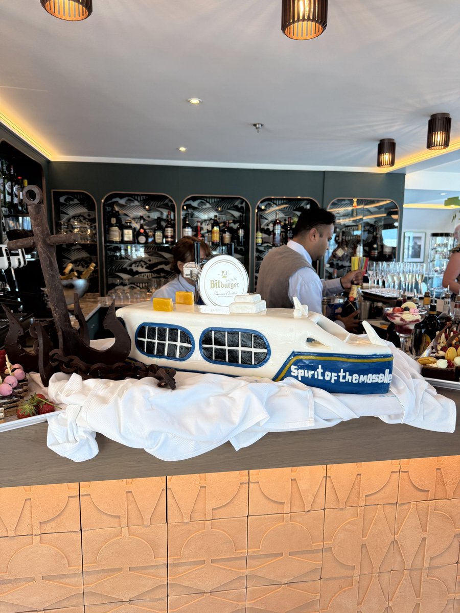 Christening the “Spirit of the Moselle” at Amsterdam