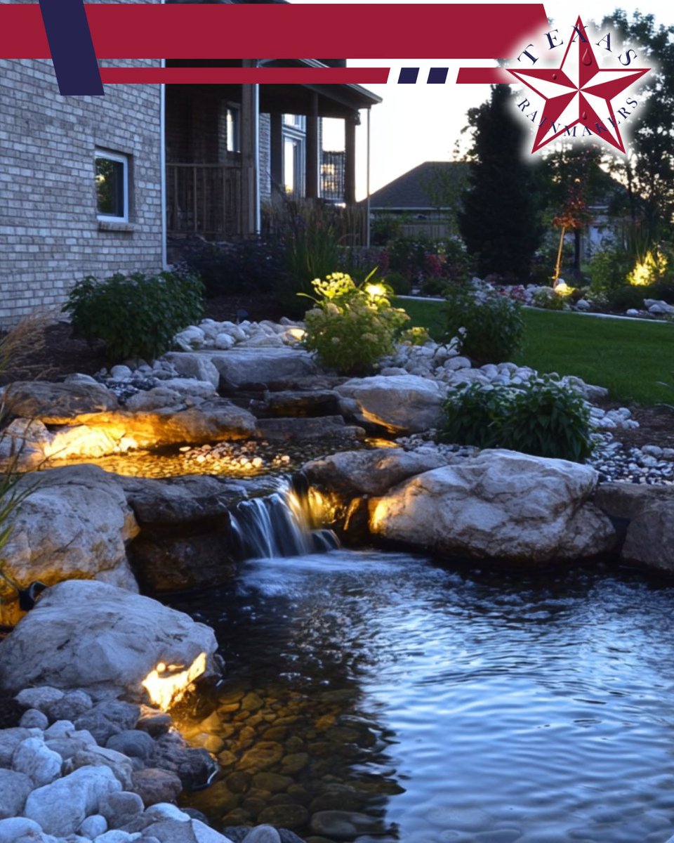 TexasRainmakers's tweet image. Why choose water lighting? 💡 Because it enhances curb appeal, improves safety, and lets you enjoy your landscape long after dark. Texas Rainmakers brings light to your landscape in Humble, TX.
#landscapelightingdesign #humbletxhomes #nightyardglow
