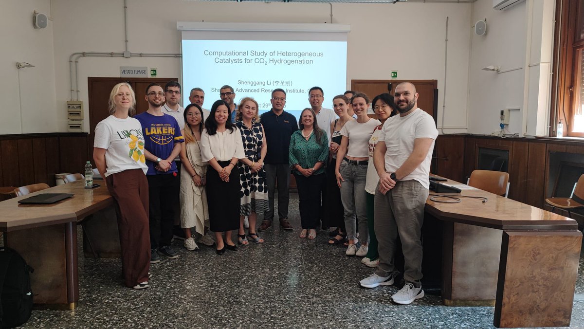 Today, it was a pleasure to host the seminars of Prof. Peng Gao, Prof. Hui Wang, and Prof. Shenggang Li from the Shanghai Advanced Research Institute, Chinese Academy of Sciences (SARI-CAS), talking about carbon neutrality and CO2 conversion. A great step for new collaborations!