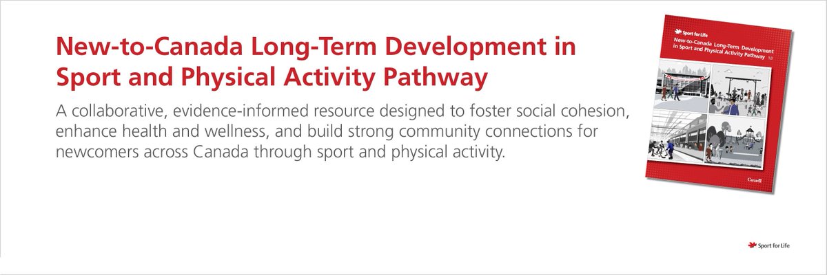 The NLTD Pathway is officially LAUNCHED! A massive thank you to everyone who joined our webinar. Download your FREE copy of the "New-to-Canada Long-Term Development in Sport and Physical Activity Pathway" &amp; let's build more inclusive sport together! buff.ly/FAIAvMx