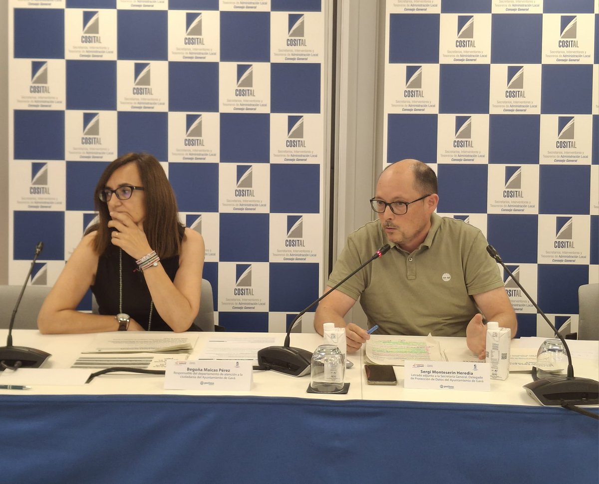 COSITAL CONSEJO GENERAL (@cositalcg) on Twitter photo 🔍 Problemas actuales del padrón y posibles soluciones
🗣️ Sergi Monteserin (Secretaría General y DPD) y <a href="/BEGOMAICAS/">Begoña Maicas</a> (Atención a la ciudadanía) del <a href="/AjuntamentGava/">Ajuntament de Gavà</a> comparten su visión y experiencia para afrontar los retos del padrón municipal 🔍 Problemas actuales del padrón y posibles soluciones
🗣️ Sergi Monteserin (Secretaría General y DPD) y <a href="/BEGOMAICAS/">Begoña Maicas</a> (Atención a la ciudadanía) del <a href="/AjuntamentGava/">Ajuntament de Gavà</a> comparten su visión y experiencia para afrontar los retos del padrón municipal