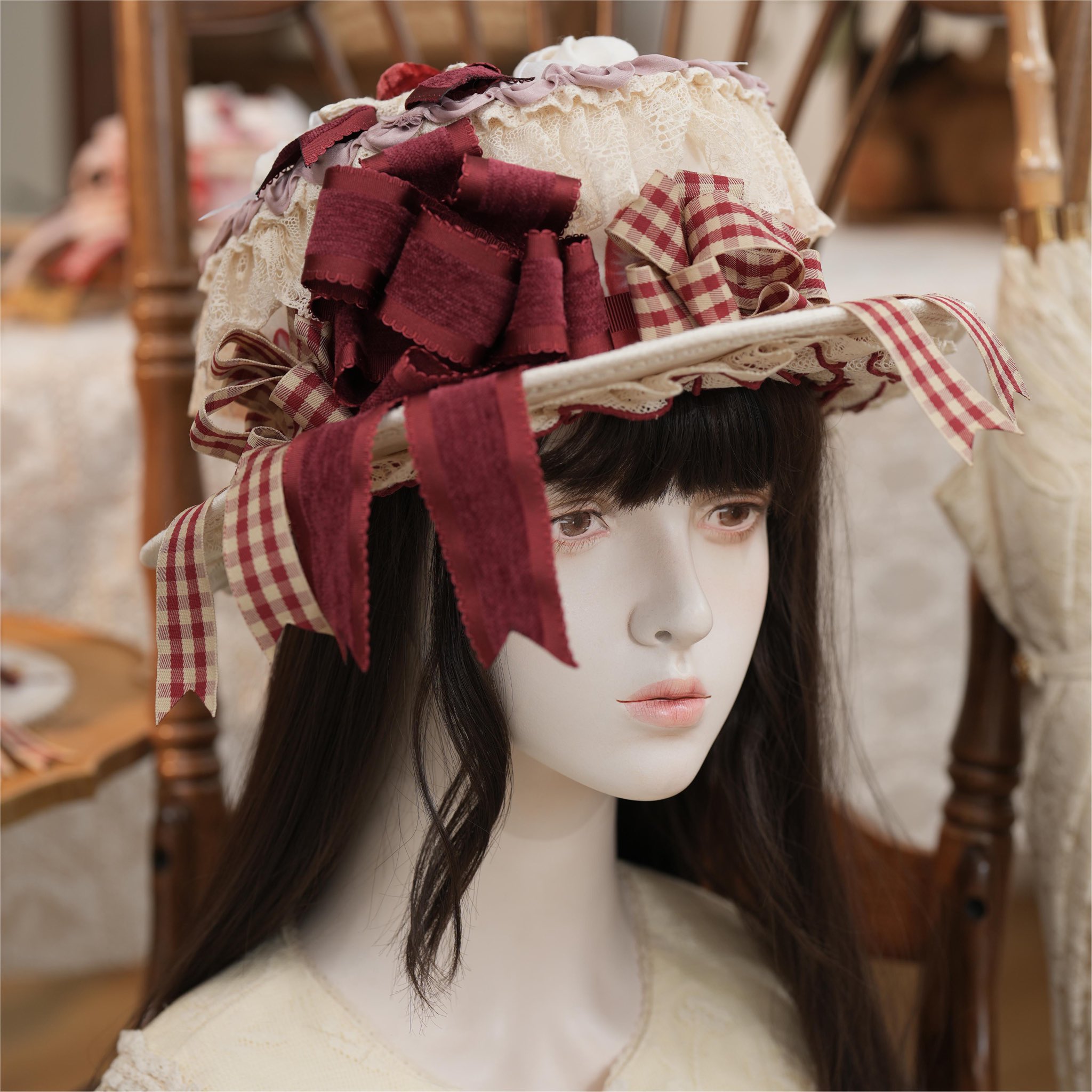 HoshibakoWorks カントリーラビット ボンネット カントリーラビット | HoshibakoWorks