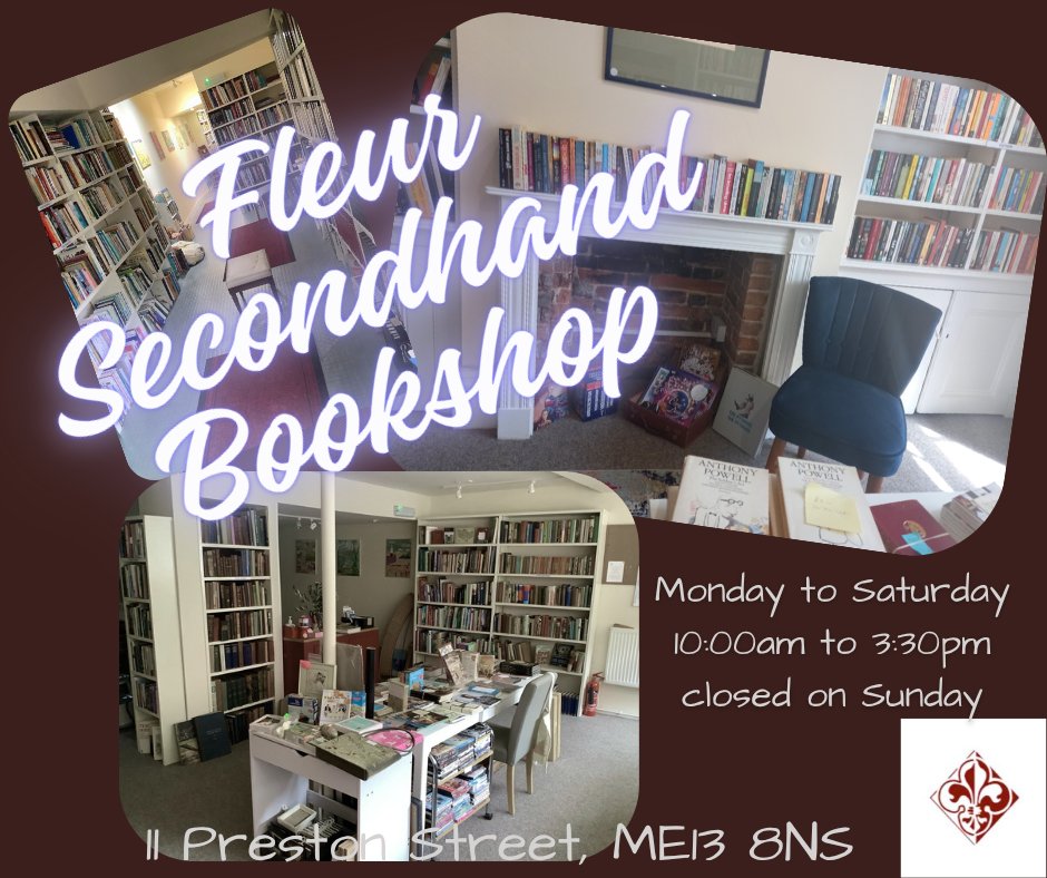"Shakespeare said 'All the world’s a stage' and the Fleur Bookshop contains an almost endless supply of characters, props and performances."
Have you visited the society's 2nd hand bookshop?
favershamsociety.org/fleur-secondha…