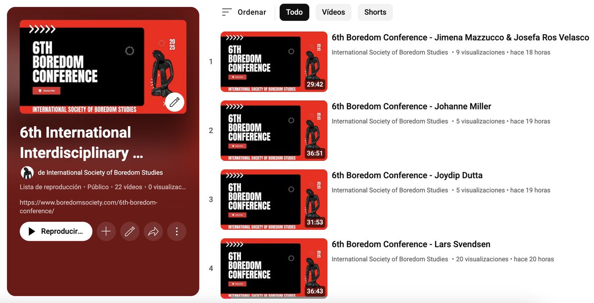 BoredomSociety's tweet photo. Thank you to everyone who participated in the 6th #BoredomConference! If you missed any of the sessions—or would like to revisit your favorite talks—the full conference recordings are now available on the Boredom Society’s YouTube channel: 👉 https://t.co/n3OdSkVb2o. https://t.co/Mv3msaGKOJ