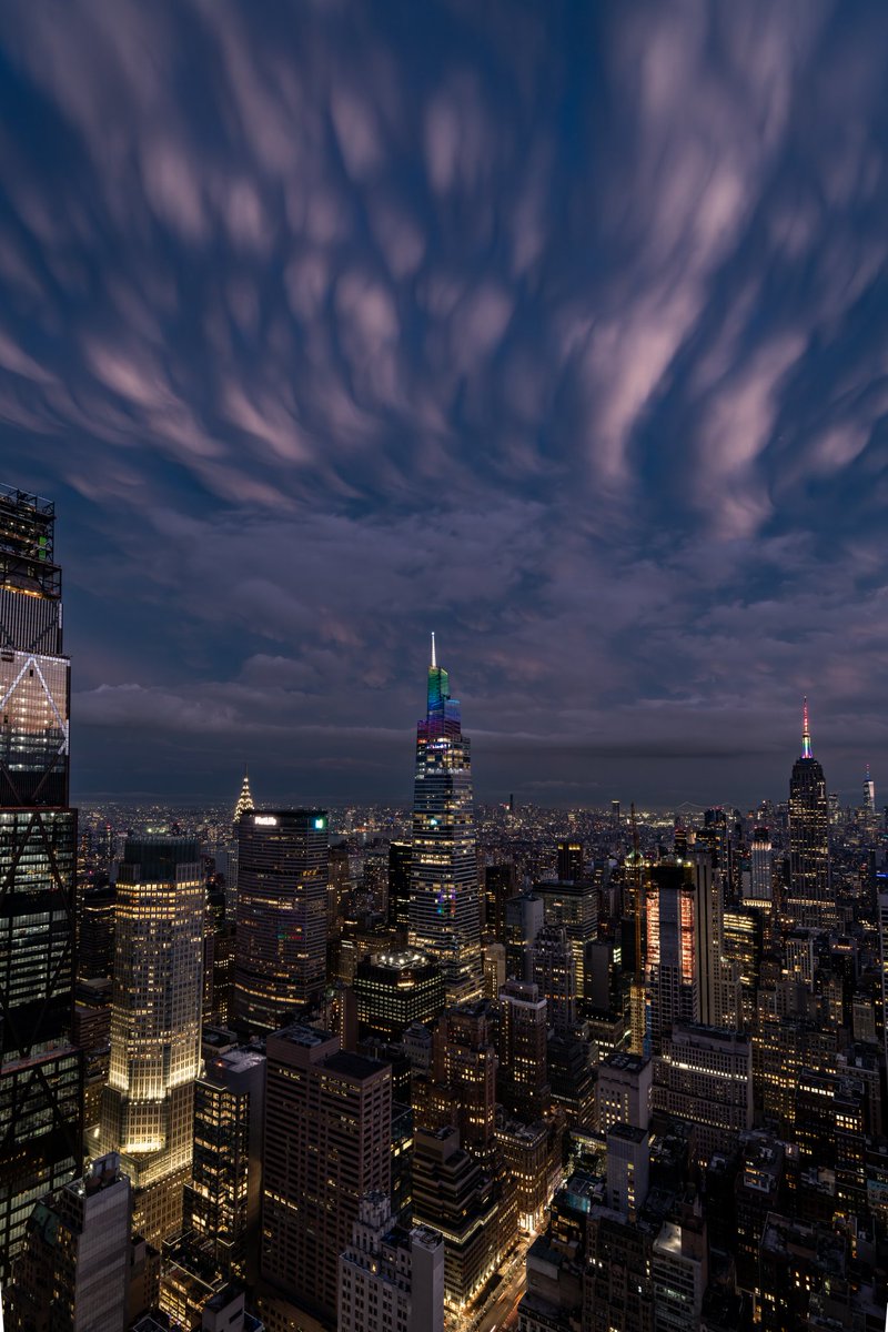 Amazing skies over NYC! #nycpride #pride #manhattan