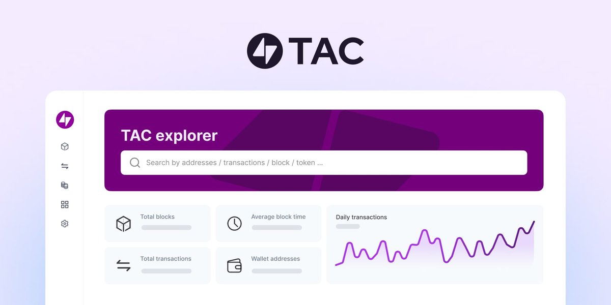 blockscout's tweet photo. TIC. TAC. TON.
EVM dApps have entered the chat.
Explore TAC’s new mainnet block explorer, built by Blockscout, with full onchain visibility into the network and corresponding TON-linked activity.
🔍 Explore @TacBuild
https://t.co/QSOjLJMhhH
💬 Read the full message https://t.co/4KNRJzslL8