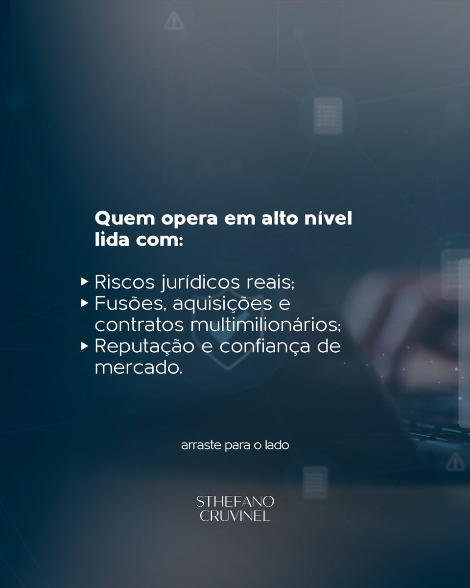sthefanoscalon's tweet image. Compliance não é checklist. É uma cultura de prevenção.
Negócios que lidam com riscos jurídicos, contratos milionários e reputação de mercado entendem que antecipar é mais inteligente (e mais barato) do que remediar.
#complianceestrategico #sthefanocruvinel #gestaoderiscos