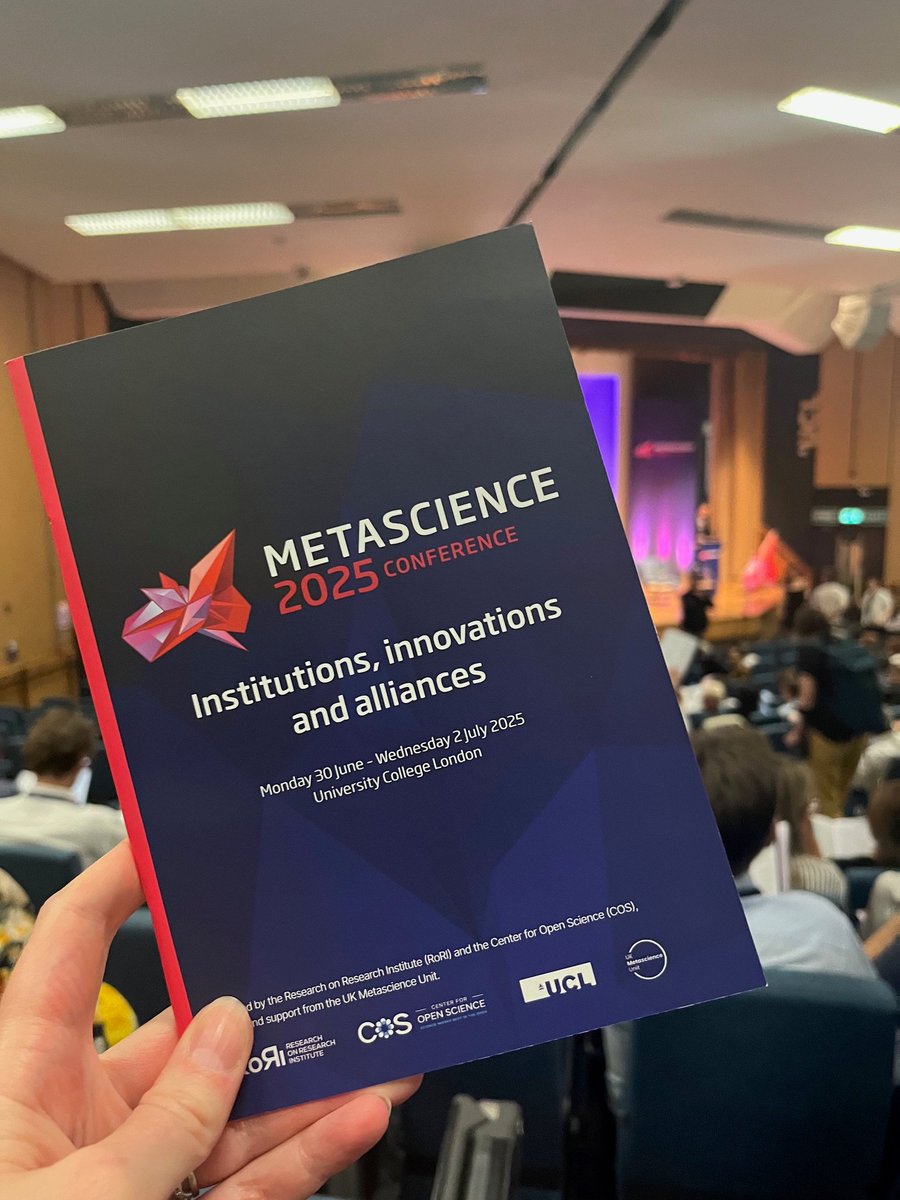 iRISE_EU's tweet image. iRISE is at #Metascience2025! The Opening Plenary was an engaging session, featuring diverse perspectives on how metascience can power policymaking.
For those attending, don't miss Sean Smith presenting iRISE’s innovative work tomorrow at 2pm in Session 4, T4.5.