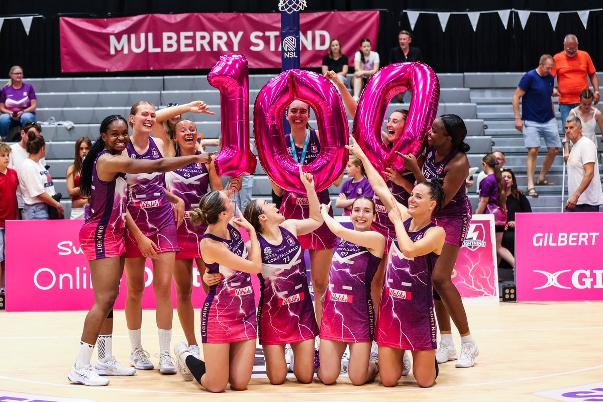 Loughborough Lightning Netball (@lborolightning) on Twitter photo The 💯 Club 🎉💜⚡️
Congratulations Alice Harvey!
#loughboroughlightning #nsl2025 The 💯 Club 🎉💜⚡️
Congratulations Alice Harvey!
#loughboroughlightning #nsl2025