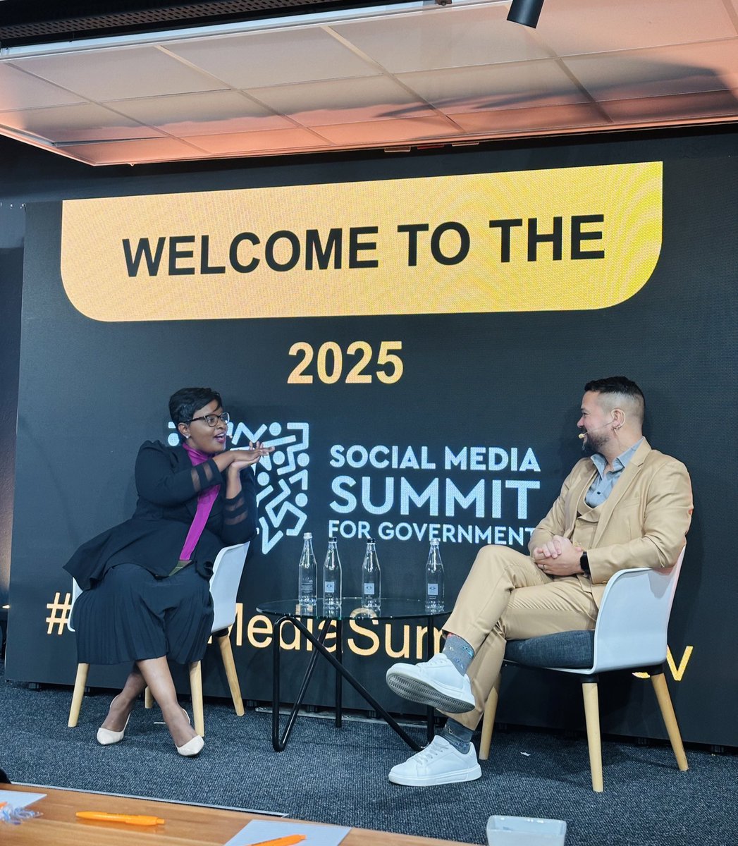 University of Johannesburg (@go2uj) on Twitter photo 🗣️ “Go where your audience is — and get your content right for each platform,” says <a href="/LanceTheWitten/">Lance Witten</a>, Editor-in-Chief at <a href="/IOL/">IOL News</a>, during a fireside chat with SABC journalist <a href="/_BongiweZwane/">Bongiwe Zwane</a>.
#SocialMediaSummit4Gov 🗣️ “Go where your audience is — and get your content right for each platform,” says <a href="/LanceTheWitten/">Lance Witten</a>, Editor-in-Chief at <a href="/IOL/">IOL News</a>, during a fireside chat with SABC journalist <a href="/_BongiweZwane/">Bongiwe Zwane</a>.
#SocialMediaSummit4Gov